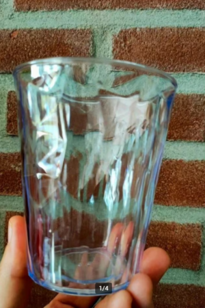 Vaatwasserbestendig kunstof glas